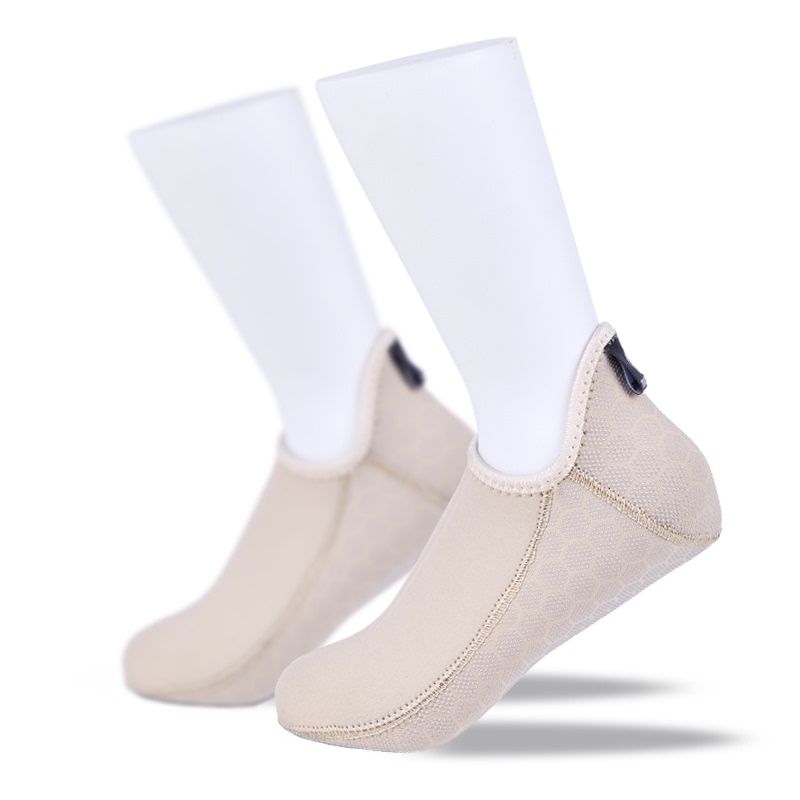 Diving Socks, Non-Slip Surfing Socks, 3mm Beach Free Diving Fins, Floating Replacement Socks, Super Elastic High-Heeled Short Socks