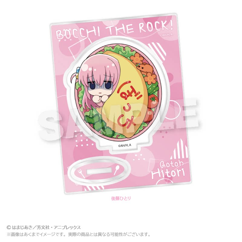Lonely Rock! Bento-Style Q-Version Character Acrylic Standee of Gotou Ichiri, Ijiki Kyou, Xia Shanyatian, and Hoshimachi Kyou