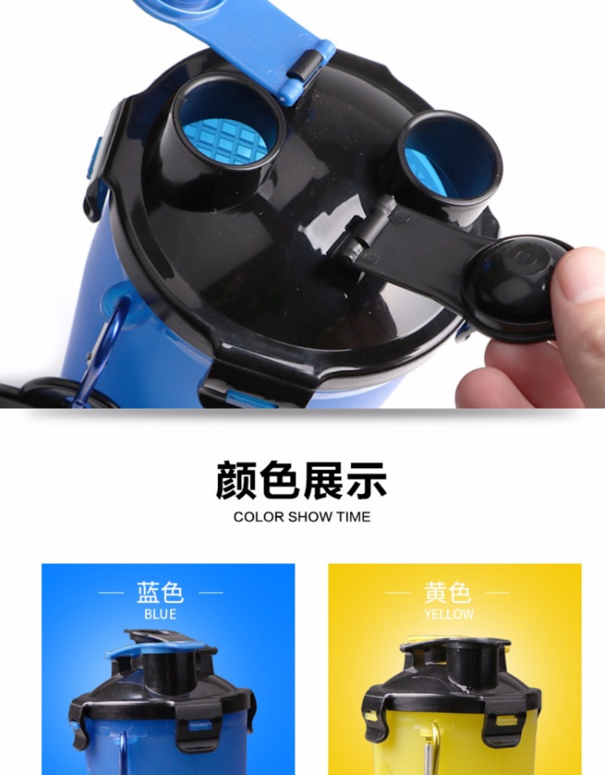 Chó ăn trưa hộp nước uống để ăn kép chó mèo ăn nhân tạo Teddy luật xô đặc biệt bát con chó con cốc nước - Hộp cơm điện sưởi ấm hộp cơm giữ nhiệt cắm điện