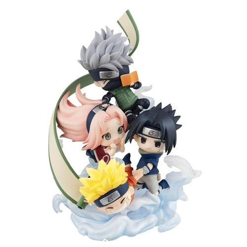 MegaHouse FigUnity Naruto Team 7 Фигурка японского аниме Модель из ПВХ