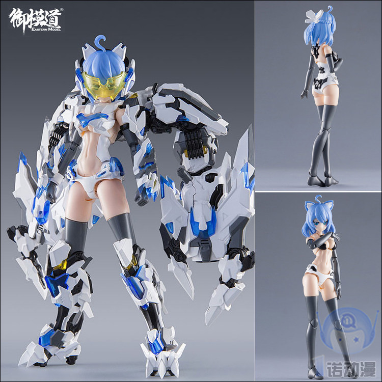 Yumo Dao Ziyuan Model Workshop 80085 1 12 Assembled Model ATK GIRL Four Holy Beasts White Tiger Machine Mother