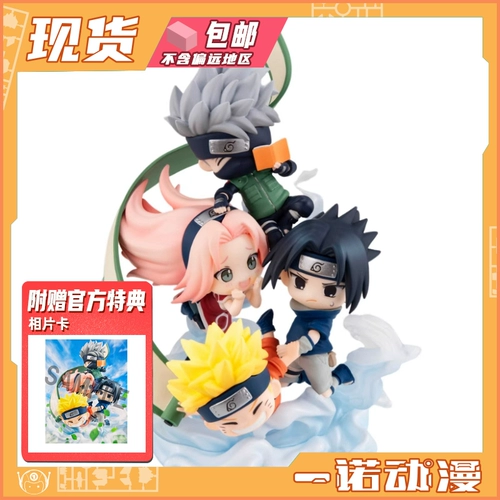 MegaHouse FigUnity Naruto Team 7 Фигурка японского аниме Модель из ПВХ