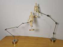 Fixed Grid Animation Micropitch Shooting Universal Bracket Stainless Steel Extra-long 55cm Load-bearing Strong Shooting Static Swing Pat