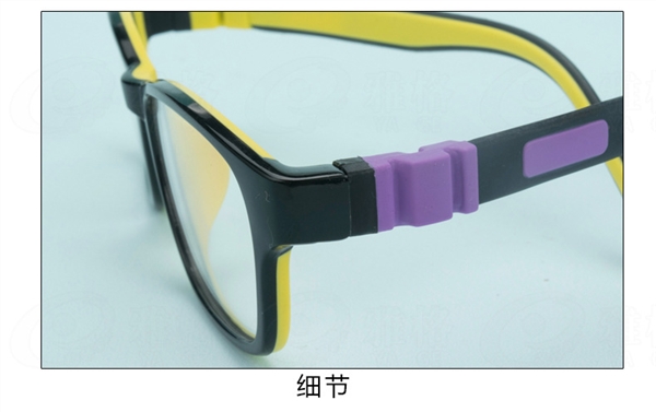 Kính silicon khung chân gương Phụ kiện kính cho trẻ em Kính chân silicon một cặp kính snap-on chân một cặp 2 - Kính khung mắt kính gucci