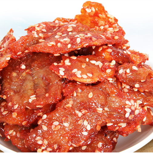 Deep Sea Delicious Red Maiden Fish Honeydew Sesame Spiced With Instant Grilled Fish Slice Dry 500 gr Affordable Big Bag