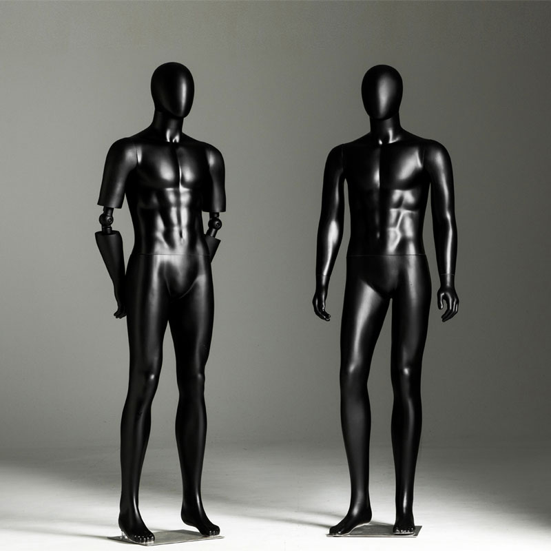 Male full body model props body display casual men's dummy clothing store window display man stand hanger photography