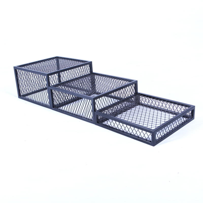 Iron booth Model floor Window display table Clothing store Shoe store base flow table Shoe bag store mesh floor