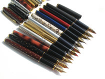 Chinese old hero 50 pen Iridium pen metal rod 90s inventory classic practice sharp writing smooth writing