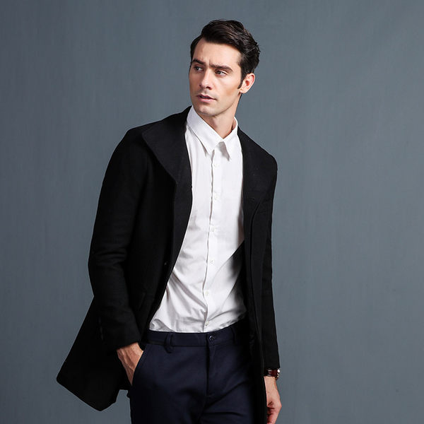 Artsdon 阿仕顿 中长款 男式羊毛呢大衣 优惠券折后￥109包邮（￥199-90）多色多款可选