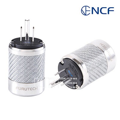 Original FURUTECH Furukawa FI-50M NCF(R) Nanocrystalline Carbon Fiber Male Power Plug
