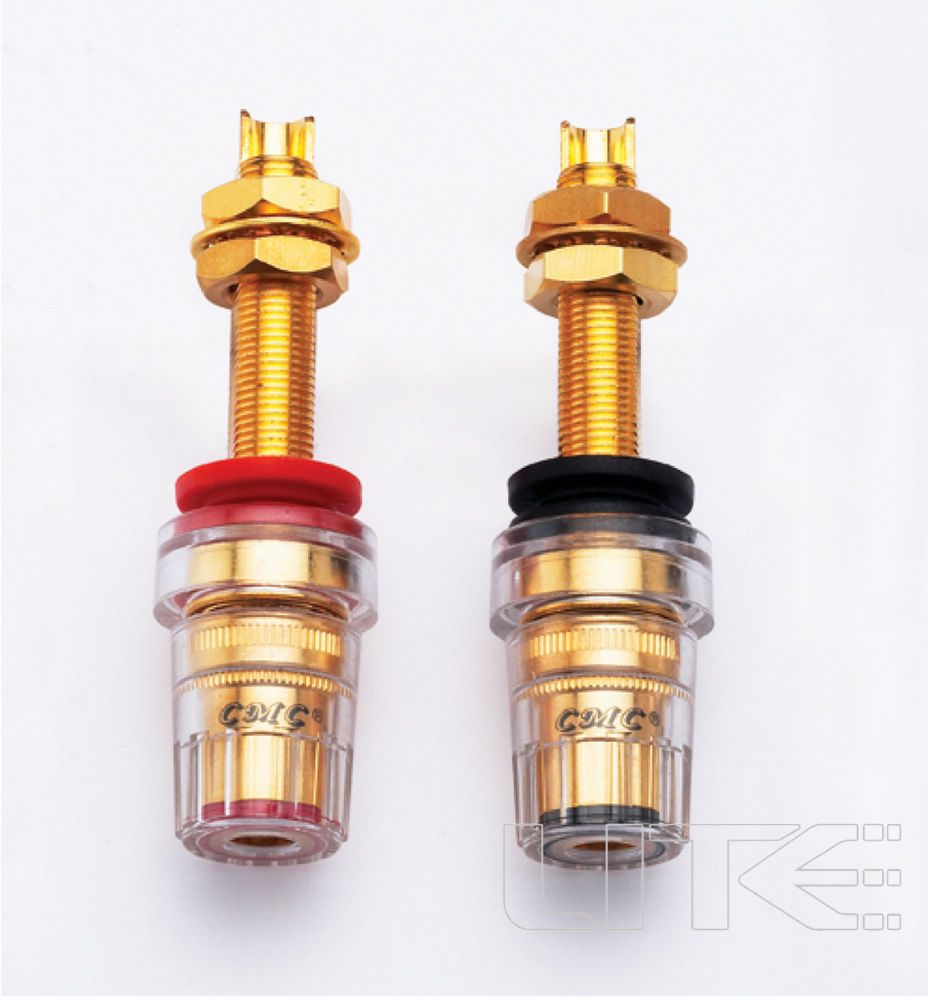 US CMC 858L pure copper gold plated sound box power amplifier post head spot domestic agent