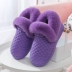 Dép cotton nam mùa đông cộng với nhung ấm áp trong nhà bao gồm tất dày với giày đế dày mùa đông sang trọng dép đi trong nhà mùa hè Trang chủ