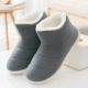 -Top cao dép bông nặng đáy mùa đông nhà nội thất của nam giới với sang trọng bao gồm tất cả ấm áp mùa đông nữ độn bông giày nhà - Trang chủ dép lông mang ở nhà