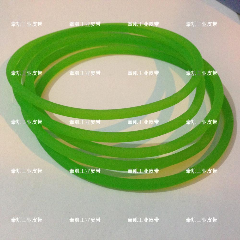 Polyurethane round with hair glossy PU steel wire green red solid triangular industrial synchronous gear shaped belt drive delivery