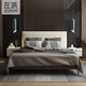 Rời Bắc Âu phong cách IKEA giường vải master bedroom Scandinavian hiện đại nhỏ gọn căn hộ nhỏ quần nội thất phòng ngủ - Giường Giường