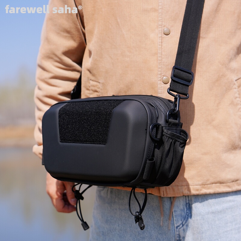 Farewell Saha Tactical Mechanical Bag Tough Guy Business Trip Commuting Protective Anti-Loss Crossbody Waist Bag for Harsh Environments