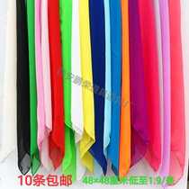 10 strips of choreography handkerchief passera scarlet gluon canton Seedlings Song Scarves Children Adult Snowspun Yarn Towel Props