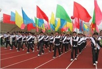 Thin bamboo poles bamboo poles of various specifications colorful flag poles bamboo poles for sports games flag bamboo poles dancing bamboos