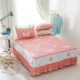 Phim hoạt hình 100% cotton giường loại cotton đơn mảnh trải giường bọc góc giường đặt tấm chống trượt 1,5 / 1,8 / 2 mét