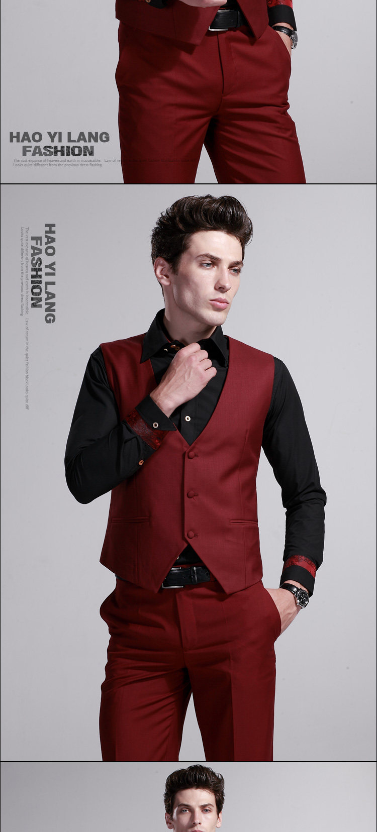 Costume homme en polyester pour printemps - Ref 1551088 Image 14
