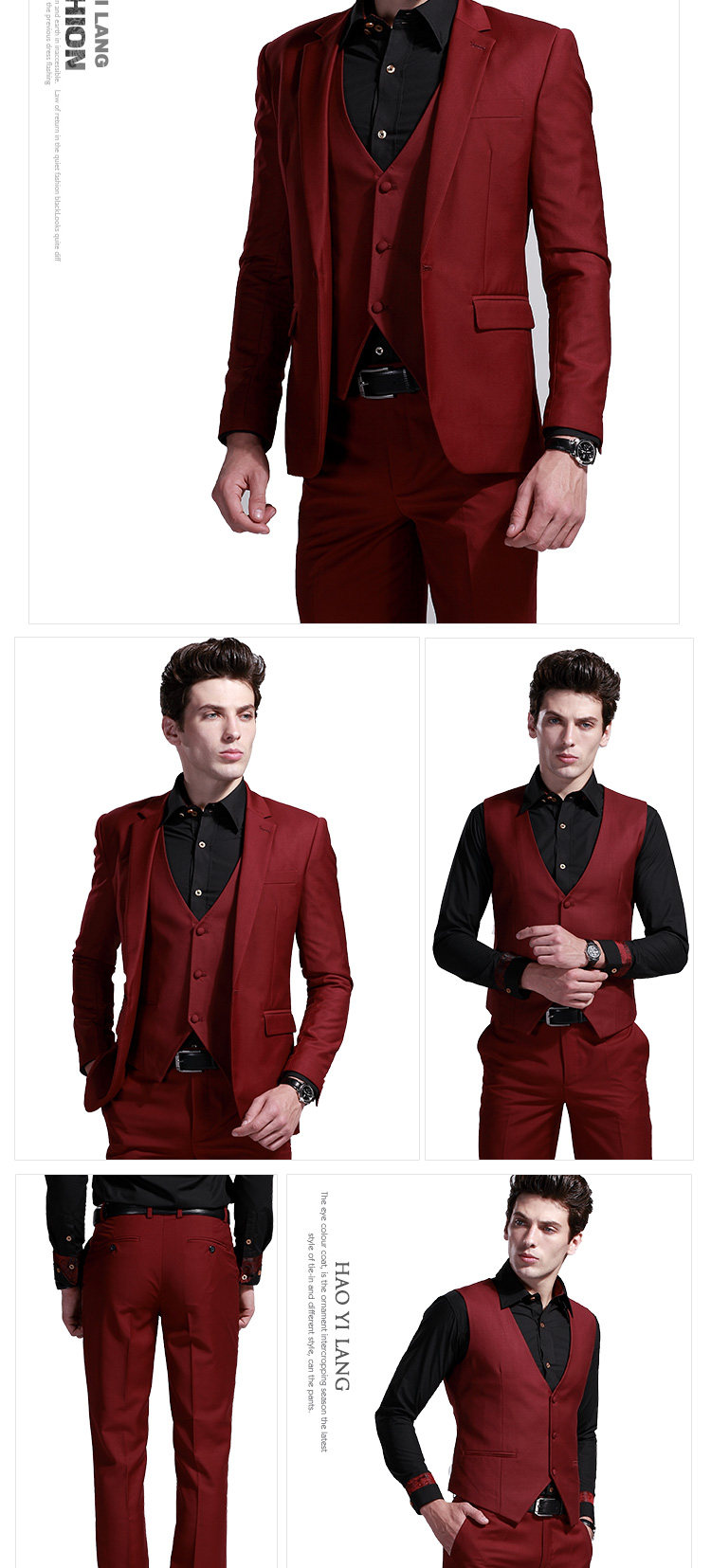 Costume homme en polyester pour printemps - Ref 1551088 Image 8