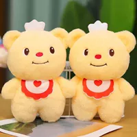 Шарф -крем медведь 24 см