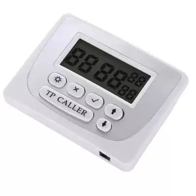 Hospital, nursing home, catering office, bank, portable beep caller host 