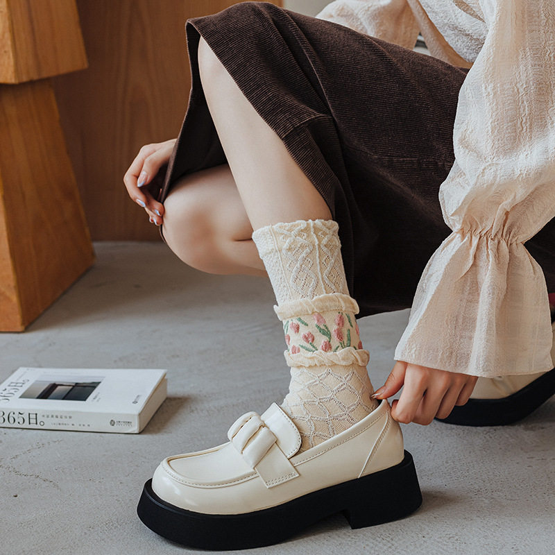 Основная картина помощника - 2 двойных упаковки, державших цветы в руке ~ Приходи за вас ~ Retro Nice Girl Style 3-16