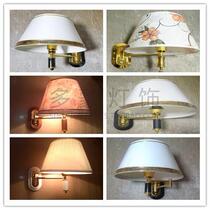  Hotel rooms Bedside rocker wall lamp Hotel engineering bedroom study Modern simple Golden Chinese lamps