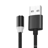 Магнитный кабель данных Три -в одну круглую головку слепой вставки быстро зарядка Магнитный зарядный кабель подходит для Android Apple Typec