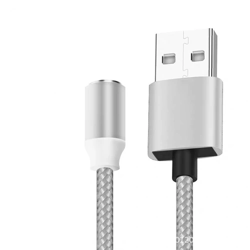 Магнитный кабель данных Три -в одну круглую головку слепой вставки быстро зарядка Магнитный зарядный кабель подходит для Android Apple Typec