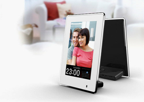 Jiamei PF6022 siêu mỏng 6 inch khung ảnh kỹ thuật số bàn điện tử lịch quà tặng quảng cáo tùy chỉnh huy hiệu điện tử