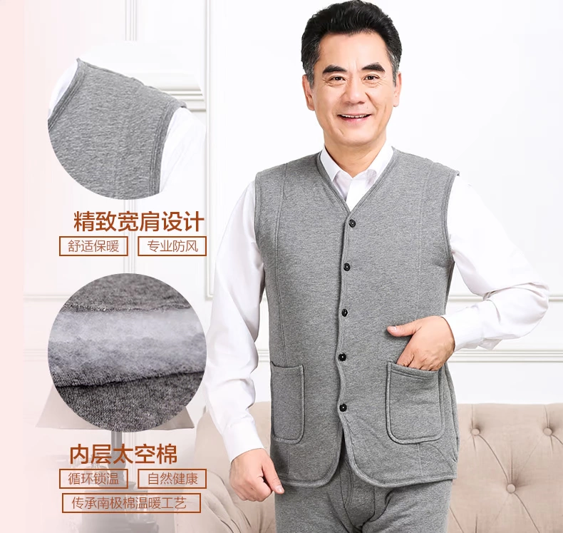 Trung niên và cao tuổi Áo cotton ấm áp ở Nam Cực áo khoác mùa đông nam hàn quốc