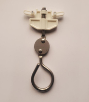 Curtain hook New listing Shanghai rail point An U-shaped tackle stainless steel infusion drip pulley accessories