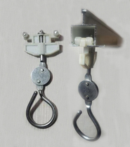 Curtain hook New listing Orbital Points U-shaped Tackle Stainless Steel Infusion Drip Pulley Accessories