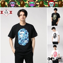 JAPAN BAPE REFLETOR ABC BIG APE Reflective Camouflak mans short sleeve T-shirt