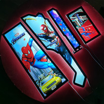 Play in Carggia curia small curry T8 Warcraft RGB light plate controller Internet café Arena Games Anomalous Computer Desktop Chassis