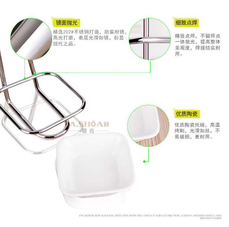 Lou Shang Tang vỏ kệ Lẩu súp muỗng colander rack đôi đầu thép không gỉ dụng cụ nhà bếp lưu trữ bộ đồ ăn giá chảo từ
