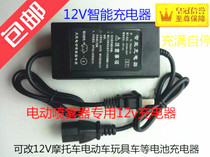 12v electric sprayer charger square hole universal smart pulse full self-stop 12V battery charger