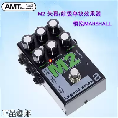 AMT M2 distortion front stage single block effect device