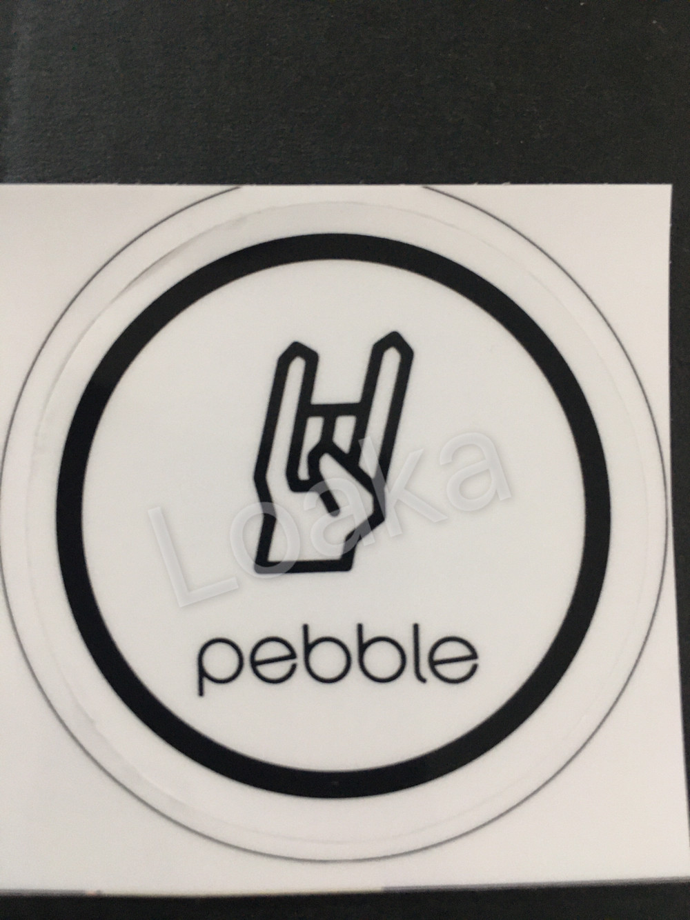 pebble store store punctuate transparent stickers watches exclusive custom oil case cover car sticker