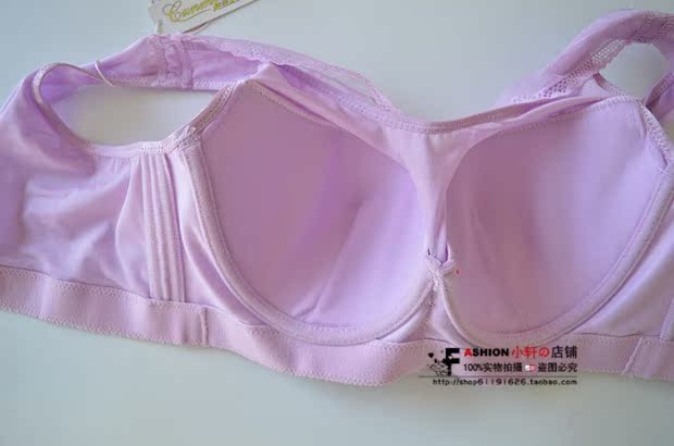 Chống ánh sáng đầy đủ ngực lớn khoe đồ lót nhỏ cỡ lớn áo ngực béo mm phần mùa hè thu thập áo ngực nhỏ dày áo lót không dây triumph