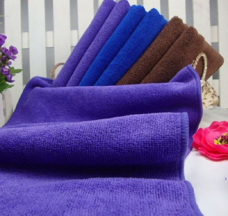Ultra Fine Fiber Absorbent Dry Hair Towel Beauty Beauty Hair Towel Wipe Car Towel Rectangular Towel Pure Cotton Towel-Taobao