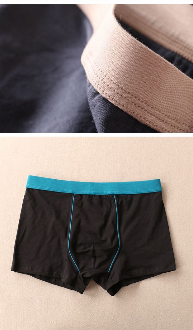 Khỏe mạnh và thoải mái ~ cotton nam chân phẳng đồ lót 3D không có dấu vết kích thước lớn boyshort thanh niên quần boxer cotton T8 quan lot dep