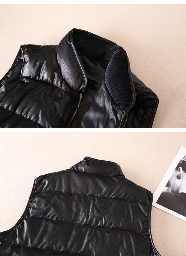 Dày cổ điển hoang dã mùa đông nữ dài không thấm nước áo vest không tay cotton áo khoác WC3106 vest nữ hàn quốc