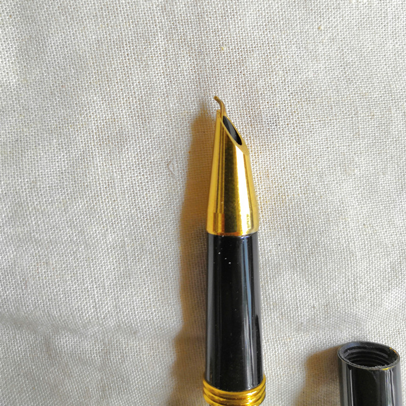 Ручка перьевая 老百货库存美工笔云山牌子弯头书法笔金属笔杆 Yunshan