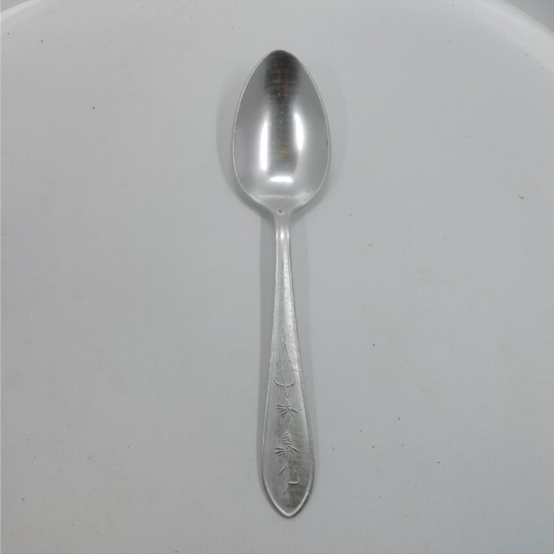 New stock of special large aluminum spoon 21 cm Shanghai aluminum spoon peony brand