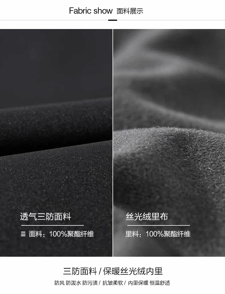 Blouson homme SEPTWOLVES    manches longues en Polyester - Ref 3118039 Image 8