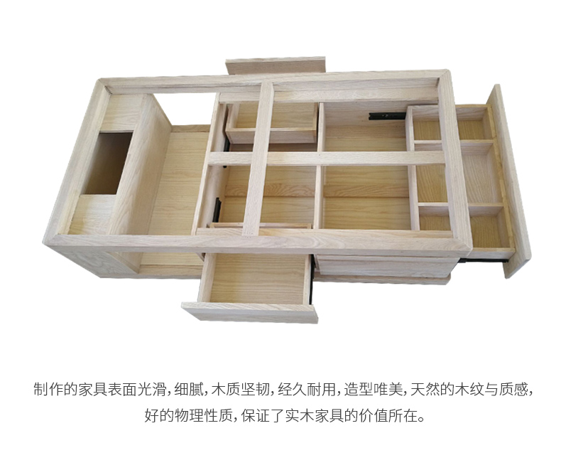 Gỗ Bắc Âu đá lửa bàn cà phê kết hợp tủ TV hiện đại tối giản phòng khách bằng đá cẩm thạch đặt bàn cà phê - Bàn trà bàn gỗ giá rẻ