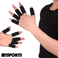 Bóng rổ chuyên nghiệp thể thao ngón tay bóng chuyền cầu lông leo núi thiết bị thể dục chống trượt ngón tay dài thoáng khí băng cố định đầu gối